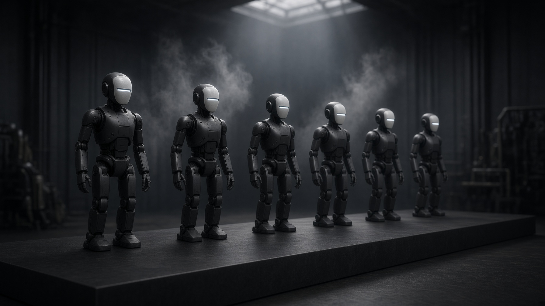 A Robot Worker in the foundry
